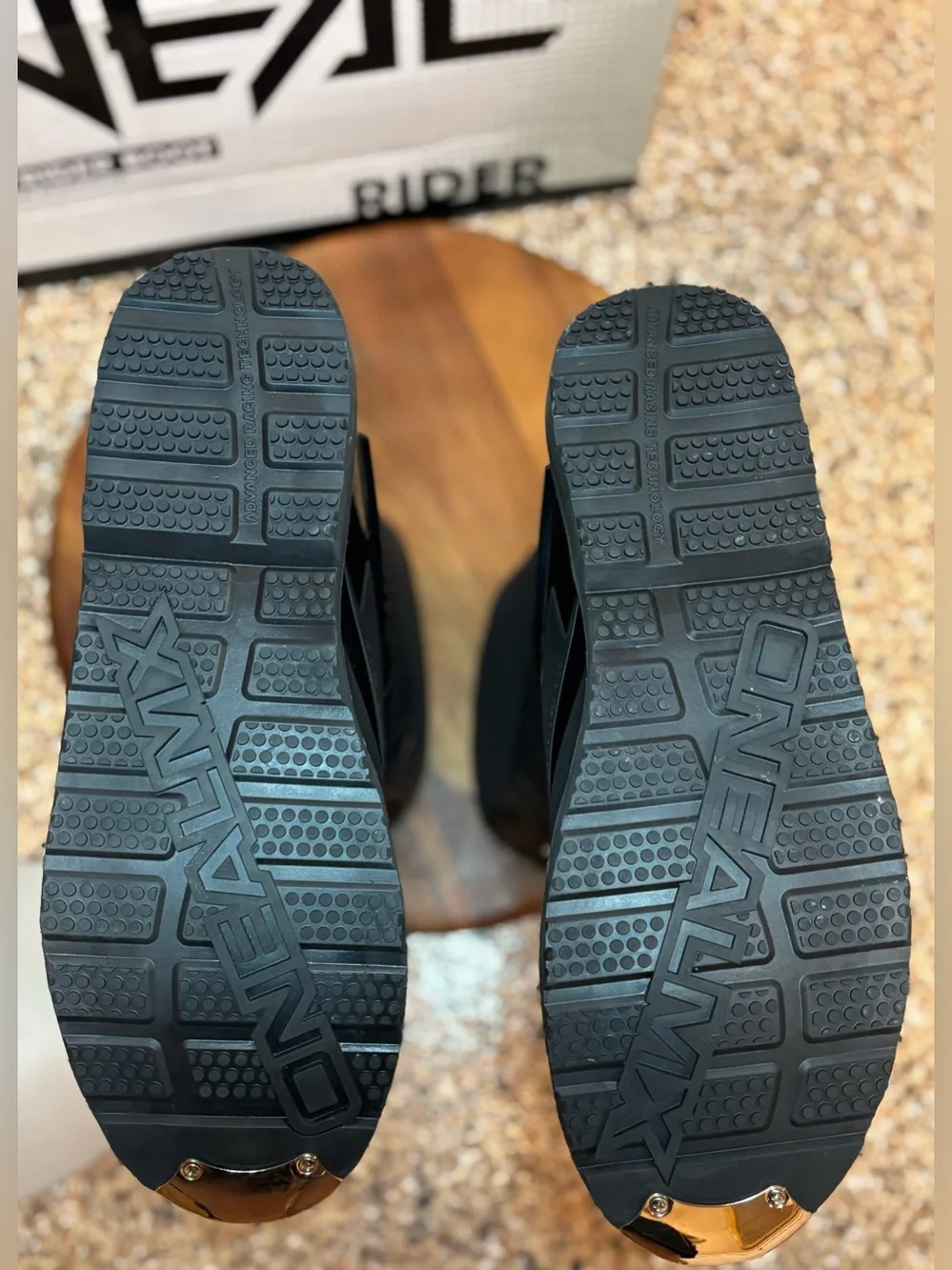 Oneal Rider Pro Size 12 Black Racing Pro Motocross Sport Boots 0325-110 MX